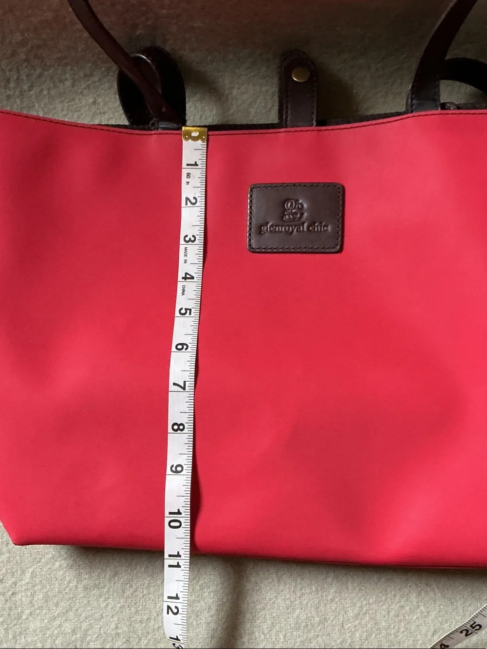 Red Everyday Tote with Black Handles